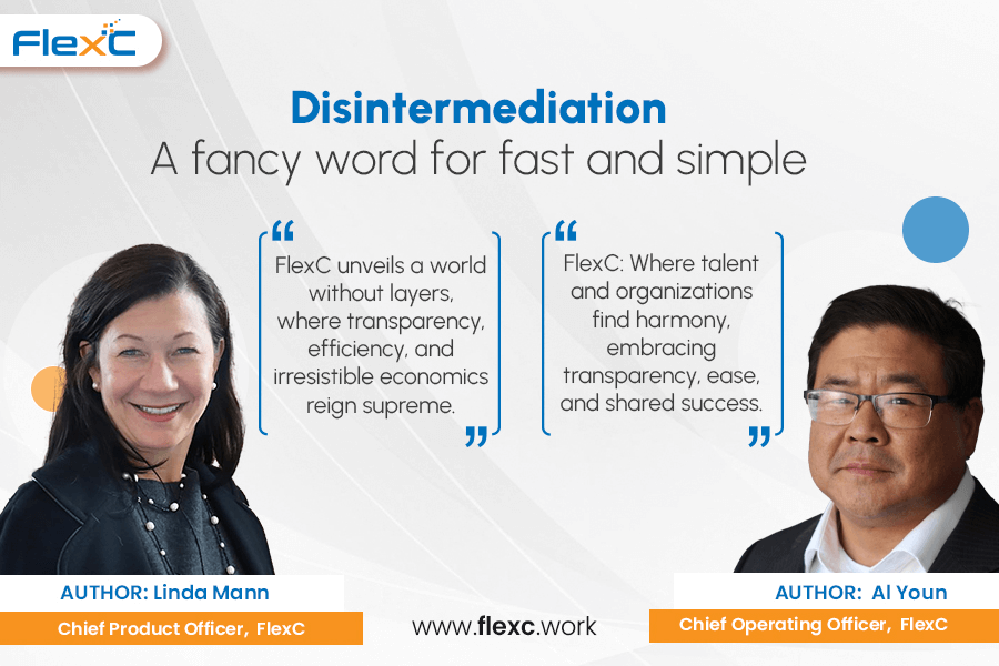 Disintermediation - a fancy word for fast and simple